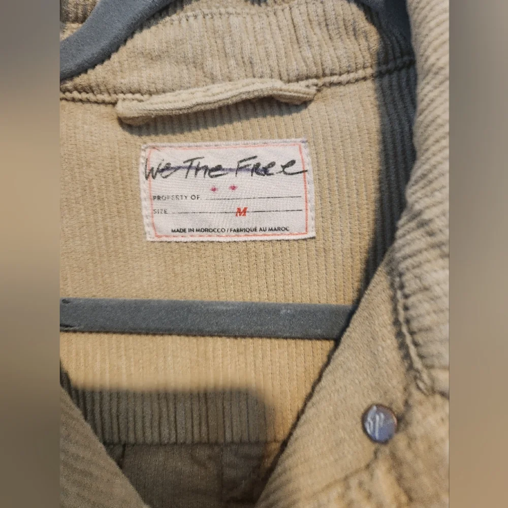NWOT We The Free Opal Swing Corduroy Jacket Size Medium